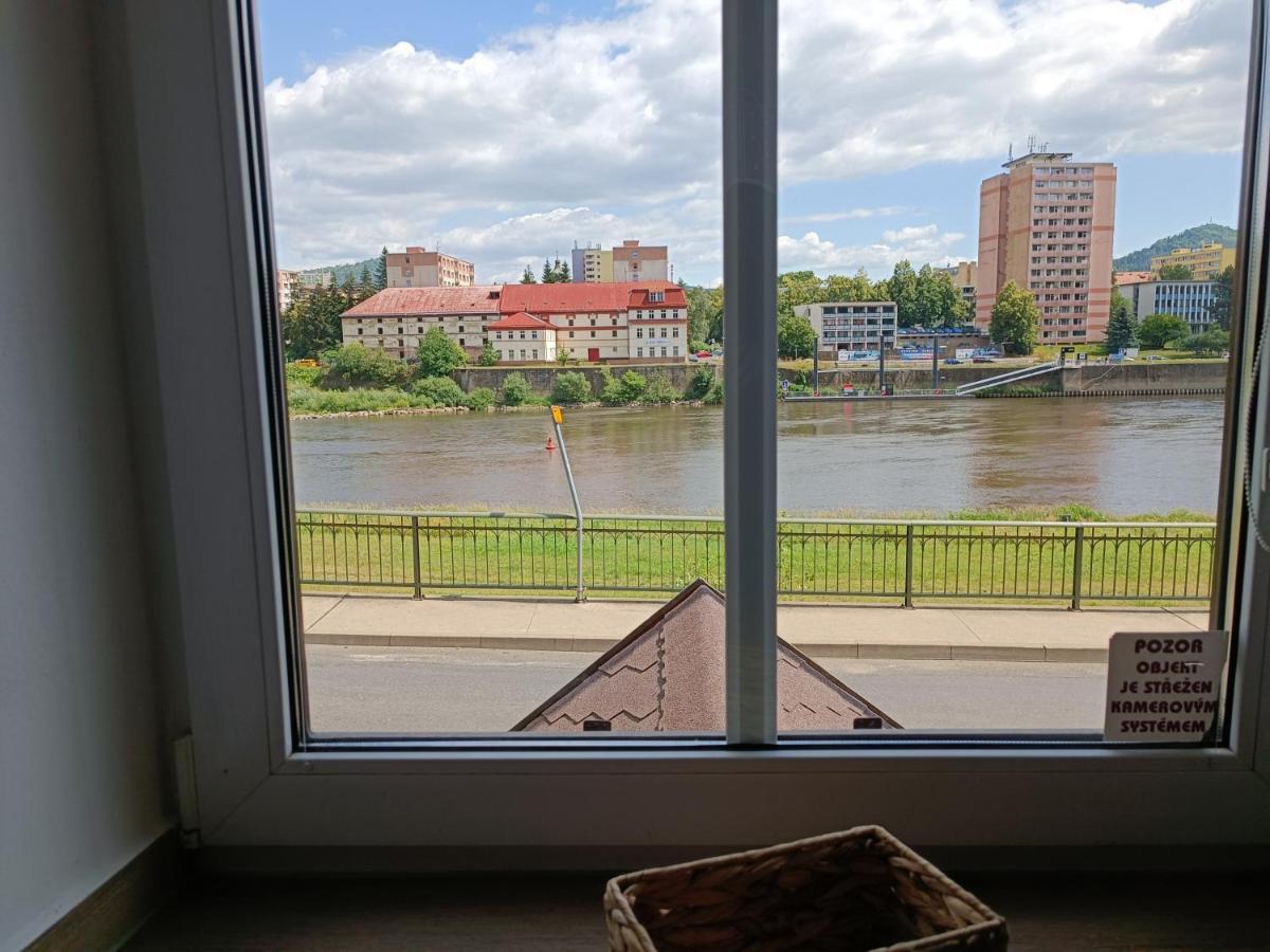 U Bocmana S Vyhledem Na Zamek A Labe Lägenhet Decin Exteriör bild